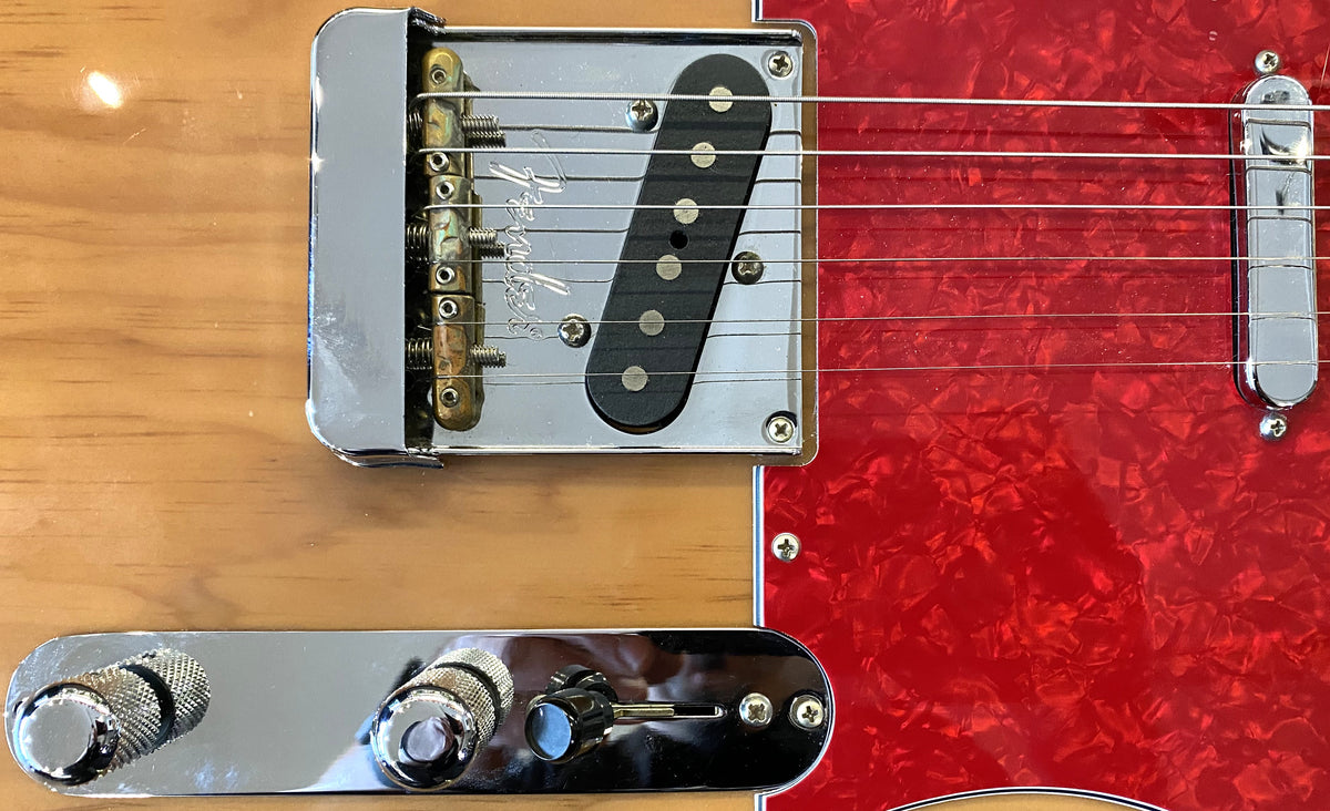 USED 2021 Fender American Professional II Telecaster Roasted Pine Natural Gloss Finish Electric Guitar with Original Hardshell Case