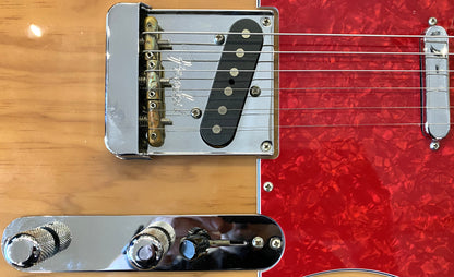 USED 2021 Fender American Professional II Telecaster Roasted Pine Natural Gloss Finish Electric Guitar with Original Hardshell Case
