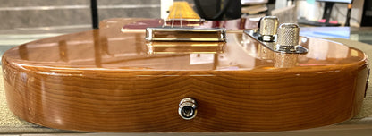 USED 2021 Fender American Professional II Telecaster Roasted Pine Natural Gloss Finish Electric Guitar with Original Hardshell Case