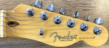 USED 2021 Fender American Professional II Telecaster Roasted Pine Natural Gloss Finish Electric Guitar with Original Hardshell Case