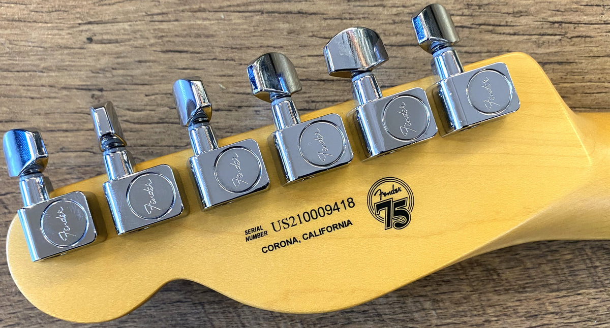 USED 2021 Fender American Professional II Telecaster Roasted Pine Natural Gloss Finish Electric Guitar with Original Hardshell Case