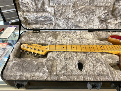 USED 2021 Fender American Professional II Telecaster Roasted Pine Natural Gloss Finish Electric Guitar with Original Hardshell Case
