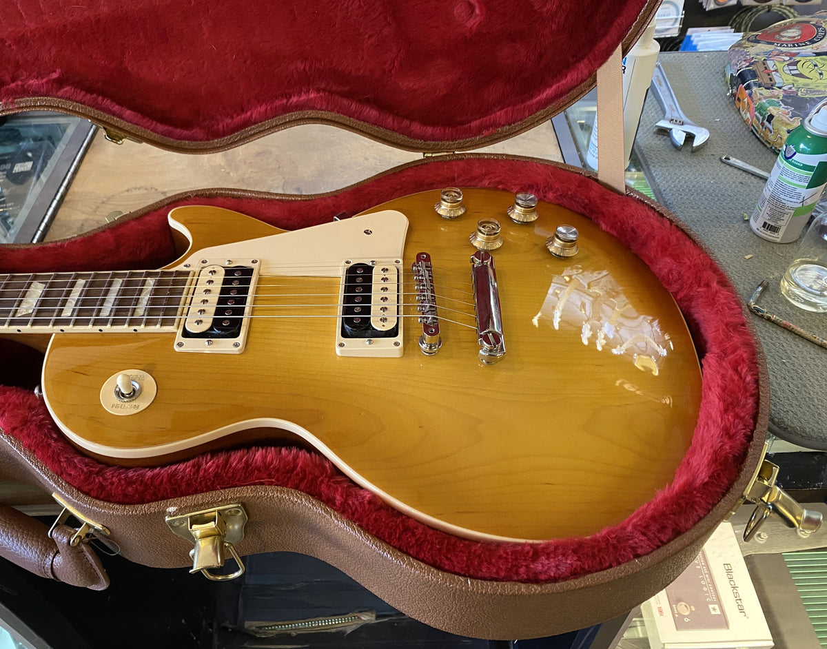 USED 2021 Gibson Les Paul Classic Gloss Honeyburst Finish Electric Guitar with Original Hardshell Case