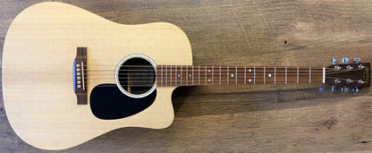 USED 2022 Martin X-Series DC-X2E Rosewood Natural Satin Finish Cutaway Dreadnought Acoustic-Electric Guitar with Original Gig Bag