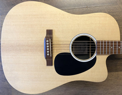 USED 2022 Martin X-Series DC-X2E Rosewood Natural Satin Finish Cutaway Dreadnought Acoustic-Electric Guitar with Original Gig Bag