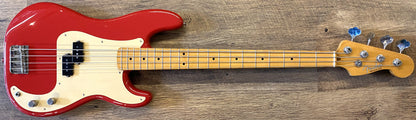 USED 2023 Fender Vintera '50s Precision Bass Gloss Dakota Red Finish Electric Bass Guitar