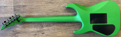 USED 2023 Jackson American Soloist SL3 Satin Slime Green Finish Electric Guitar with Original Foamcore Case