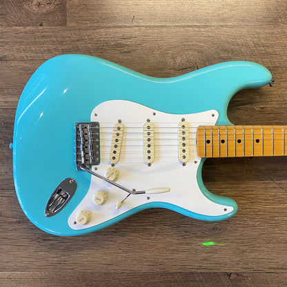 USED 2025 Fender American Vintage II '57 Stratocaster Gloss Sea Foam Green Electric Guitar with Original Case