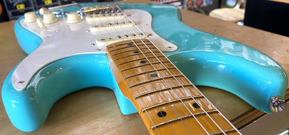 USED 2025 Fender American Vintage II '57 Stratocaster Gloss Sea Foam Green Electric Guitar with Original Case
