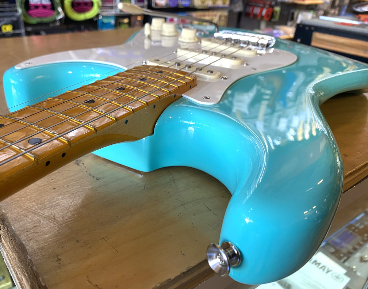 USED 2025 Fender American Vintage II '57 Stratocaster Gloss Sea Foam Green Electric Guitar with Original Case