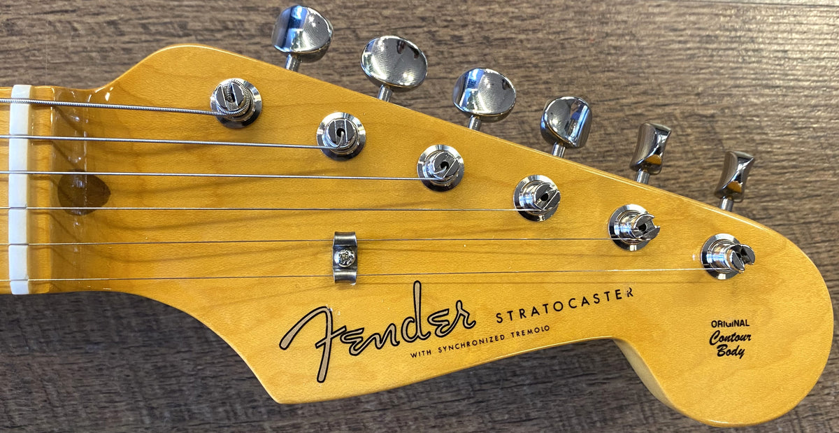 USED 2025 Fender American Vintage II '57 Stratocaster Gloss Sea Foam Green Electric Guitar with Original Case