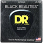 DR Strings BKB5-130 Black Beauties Coated Steel Bass Guitar Strings - .045-.130 Medium-Heavy 5-String