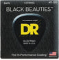 DR Strings BKB5-40 Black Beauties Coated Steel Bass Guitar Strings - .040-.120 Light 5-String