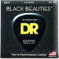 DR Strings BKB6-30 Black Beauties Coated Steel Bass Guitar Strings - .030-.125 Medium 6-String