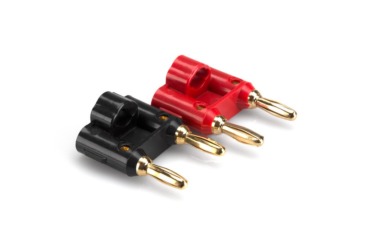 Hosa BNA-100 Dual Banana Connector - 2 Pack