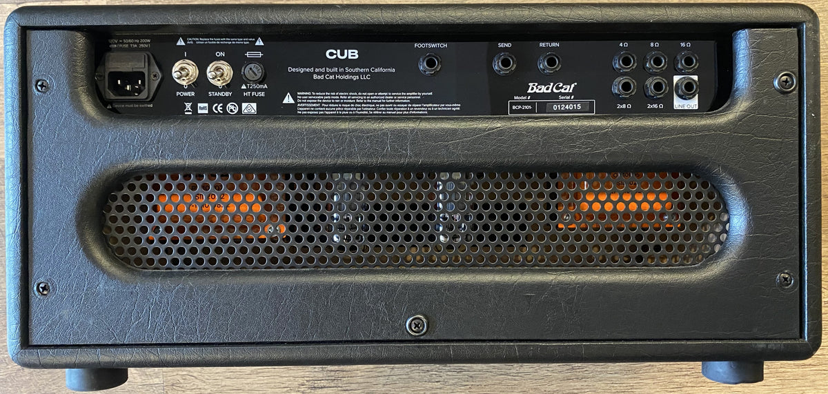 USED Bad Cat Cub 30 30-Watt All Tube Electric Guitar Amplifier Head with Footswitch