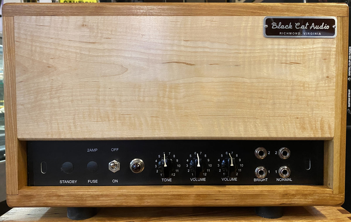 Black Cat Audio DW12 15-Watt Electric Guitar Amplifier Head with 1 x 12" Speaker Cabinet