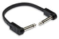 Hosa CFP-106 Flat Guitar Patch Cable - Right Angle to Same - 6in
