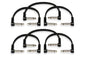Hosa CFP-306 Flat Guitar Patch Cable - 3 Pack 6in