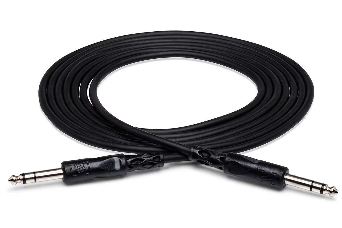 Hosa CSS-115 Balanced Interconnect Cable - 1/4-inch TRS Male to 1/4-inch TRS Male - 15ft