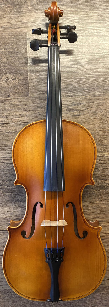 USED Carlo Robelli P-260 16-Inch Natural Satin Finish Intermediate Model Viola with Original Foamcore Case