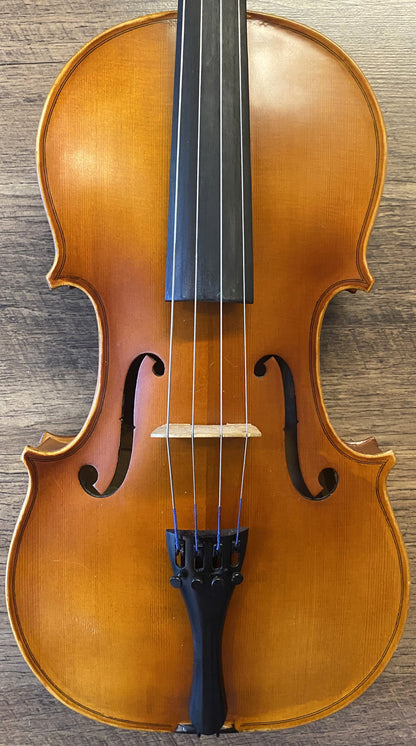 USED Carlo Robelli P-260 16-Inch Natural Satin Finish Intermediate Model Viola with Original Foamcore Case