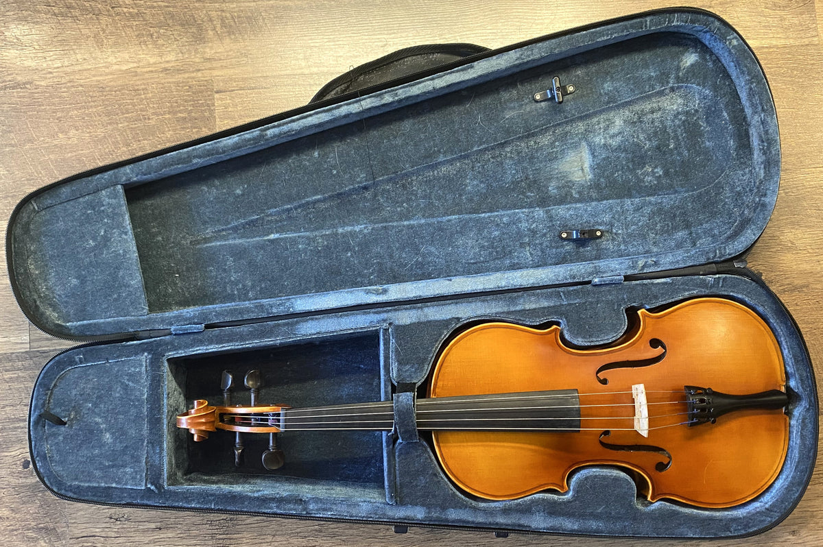 USED Carlo Robelli P-260 16-Inch Natural Satin Finish Intermediate Model Viola with Original Foamcore Case