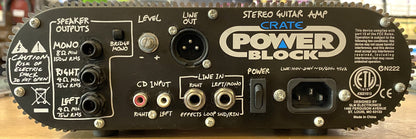 USED Crate CPB150 PowerBlock 150-Watt Stereo Electric Guitar Amplifier Head