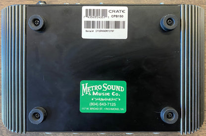 USED Crate CPB150 PowerBlock 150-Watt Stereo Electric Guitar Amplifier Head
