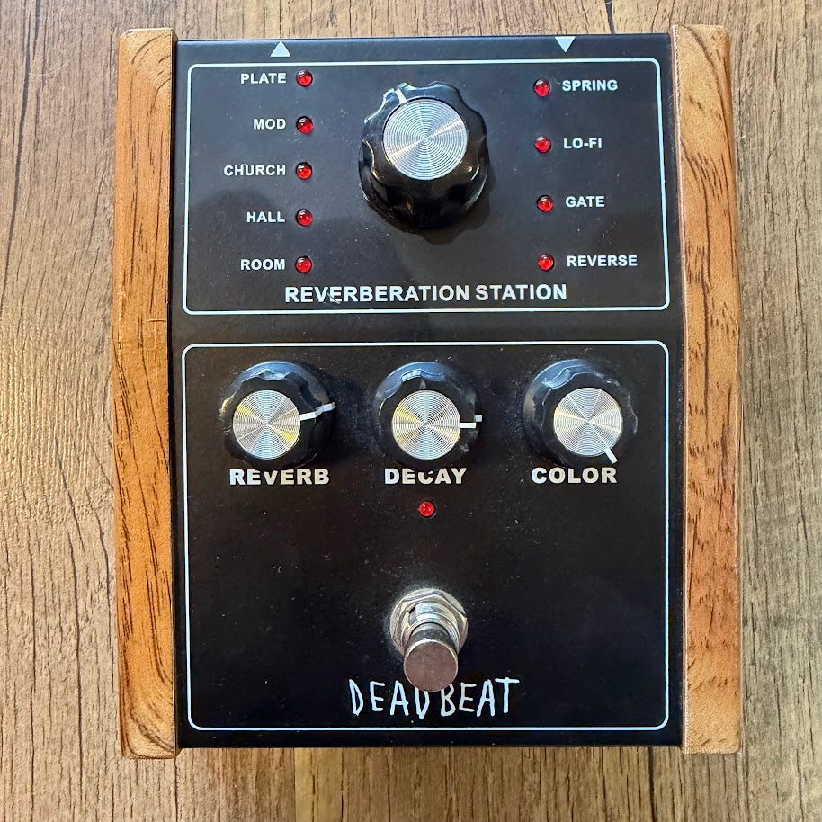 USED Dead Beat Reverberation Station Electric Guitar Effects Pedal
