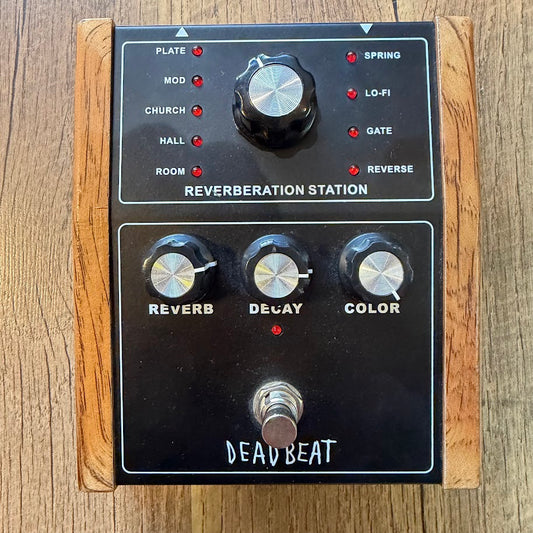 USED Dead Beat Reverberation Station Electric Guitar Effects Pedal