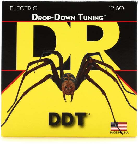 DR Strings DDT-12 Drop-Down Tuning Nickel Plated Steel Electric Guitar Strings - .012-.060 Extra Heavy