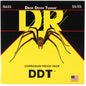 DR Strings DDT-55 Drop-Down Tuning Stainless Steel Bass Guitar Strings - .055-.115 Heavier