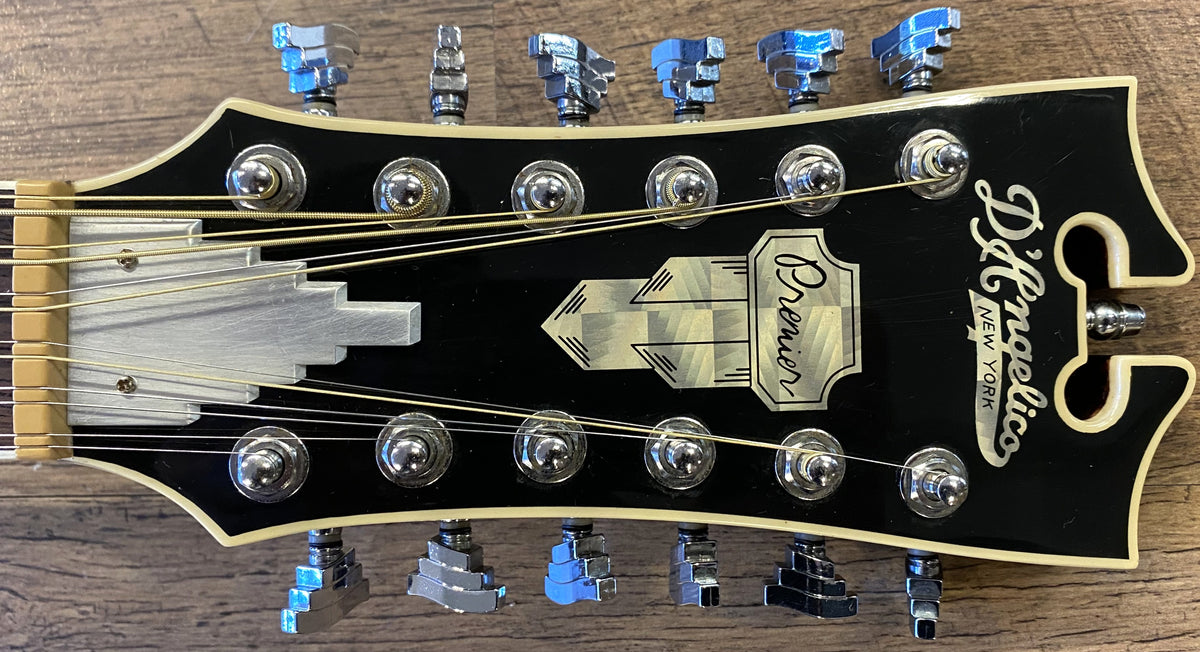 USED D'Angelico Premier Fulton DALPG212VSBGC Gloss Vintage Sunburst Finish 12-String Cutaway Grand Auditorium Acoustic-Electric Guitar
