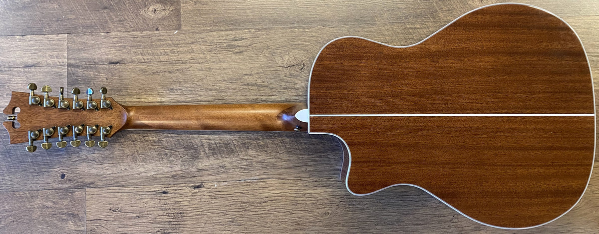 USED D'Angelico Premier Fulton DAPG212ITBAPS Gloss Iced Tea Burst Finish 12-String Cutaway Grand Auditorium Acoustic-Electric Guitar