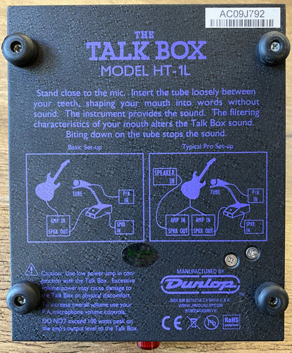 USED Dunlop Heil HT-1L The Talk Box Electric Guitar Effects Pedal