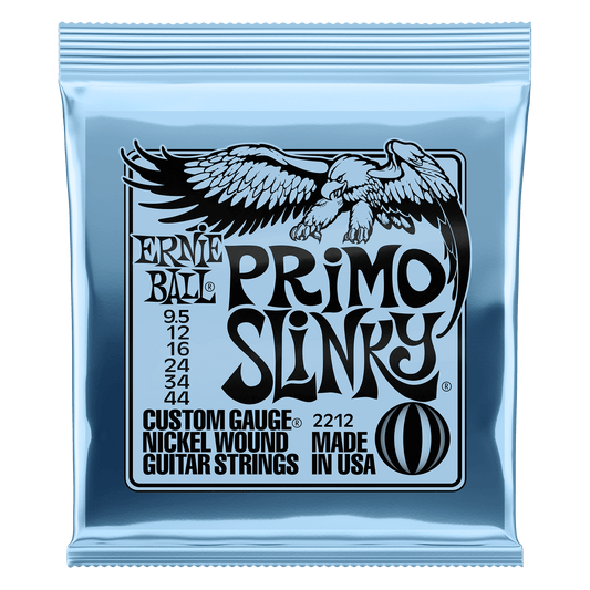 Ernie Ball 2212 Primo Slinky Nickel Wound Electric Guitar Strings - .0095-.044