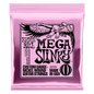 Ernie Ball 2213 Mega Slinky Nickel Wound Electric Guitar Strings - .0105-.048
