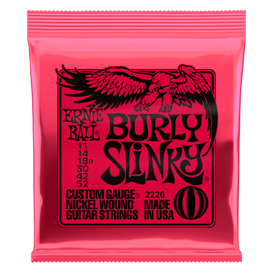 Ernie Ball 2226 Burly Slinky Nickel Wound Electric Guitar Strings - .011-.052