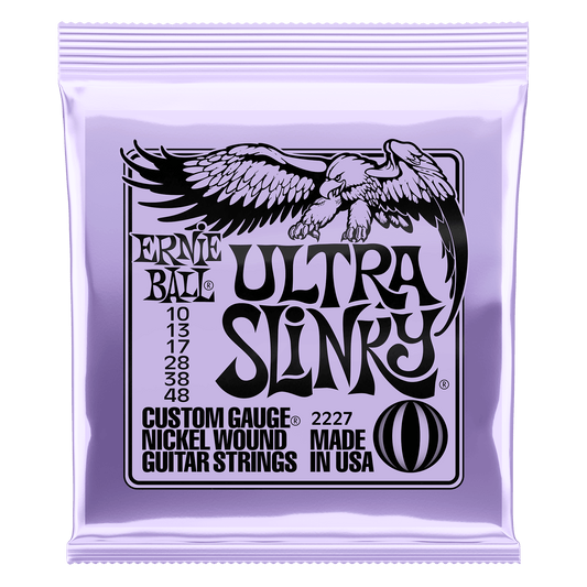 Ernie Ball 2227 Ultra Slinky Nickel Wound Electric Guitar Strings - .010-.048