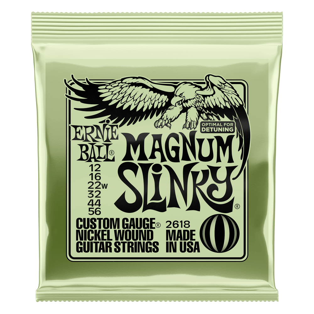 Ernie Ball 2618 Magnum Slinky Nickel Wound Electric Guitar Strings - .012-.056