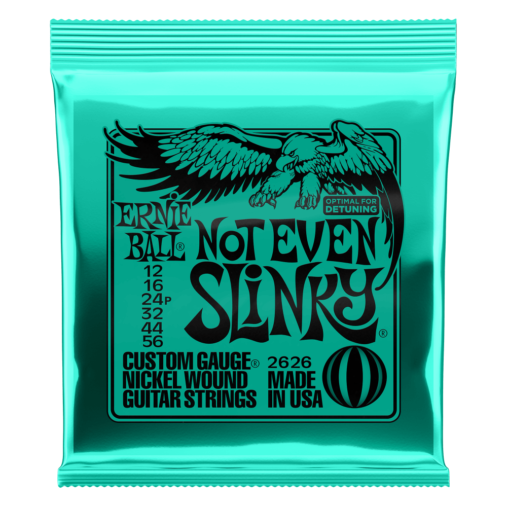 Ernie Ball 2626 Not Even Slinky Nickel Wound Electric Guitar Strings - .012-.056