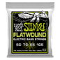 Ernie Ball 2812 Regular Slinky Flatwound Electric Bass Guitar Strings - .050-.105