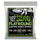 Ernie Ball 2816 Regular Slinky Flatwound Electric Bass Guitar Strings - .045-.130 5-string