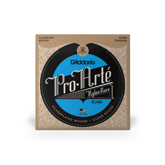 D'Addario EJ46 Hard Tension, Pro-Arté Nylon Classical Guitar Strings