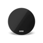 EVANS BD18RB-NP EQ3 Resonant Black Bass Drum Head, No Port, 18 Inch