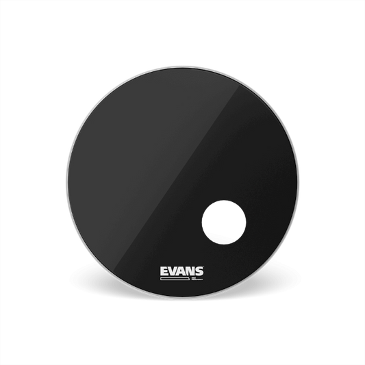 Evans BD20RB EQ3 Resonant Black Bass Drum Head, 20 Inch