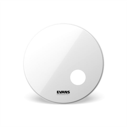 EVANS BD24RSW EQ3 Smooth White Bass Reso Drumhead, 24 Inch