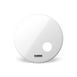 EVANS BD24RSW EQ3 Smooth White Bass Reso Drumhead, 24 Inch