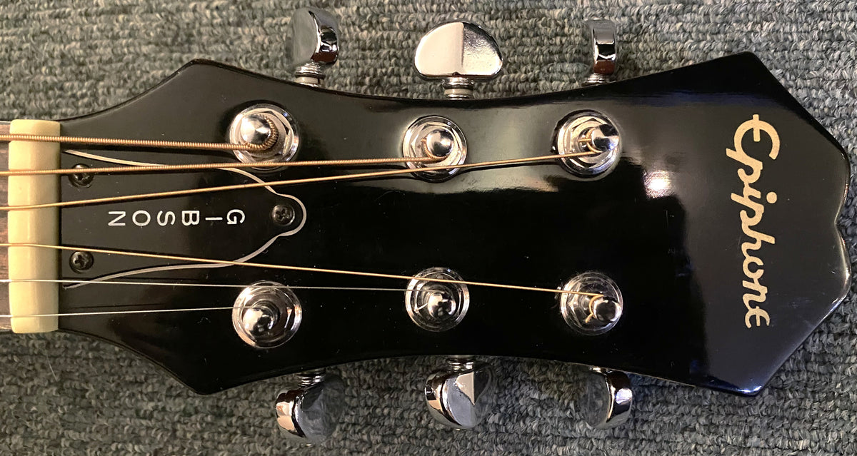 USED Epiphone AJ-10 Sloped Shoulder Advanced Jumbo Natural Gloss Finish Acoustic Guitar